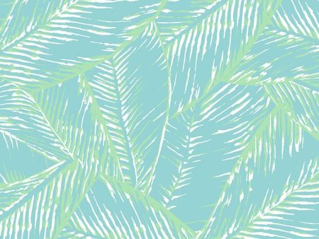 Best Fronds  Wallpaper by Wallshoppe - Caribbean For Cheap