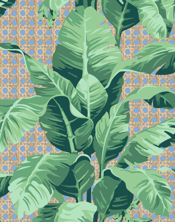 Sunnylands Palm  Wallpaper by Nathan Turner - Denim Fashion