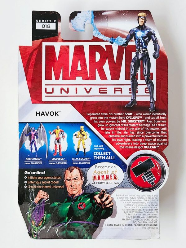 Marvel Universe Series 2 Figure 18 Havok (Classic Costume) 3.75-Inch Action Figure Cheap