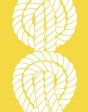 Sailor Knot  Wallpaper by Wallshoppe - Yellow Online Sale