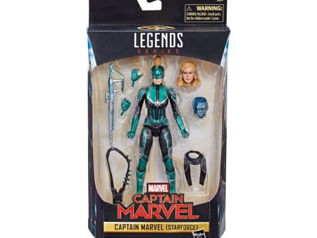 Marvel Legends Exclusive Captain Marvel (Starforce) 6-Inch Action Figure Online now