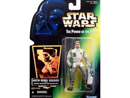 Star Wars: Power of the Force Hoth Rebel Soldier (Hologram Card) 3.75-Inch Action Figure Online Hot Sale