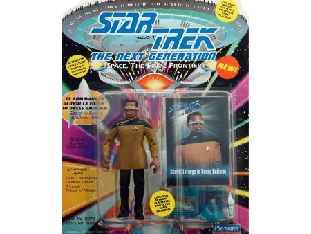 Star Trek: The Next Generation Lt. Cmdr. Geordi La Forge in Dress Uniform 4.5-Inch Action Figure For Discount