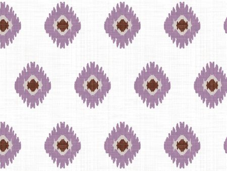 Tangier Medallion  Wallpaper by Wallshoppe - Plum Online Sale