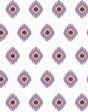 Tangier Medallion  Wallpaper by Wallshoppe - Plum Online Sale