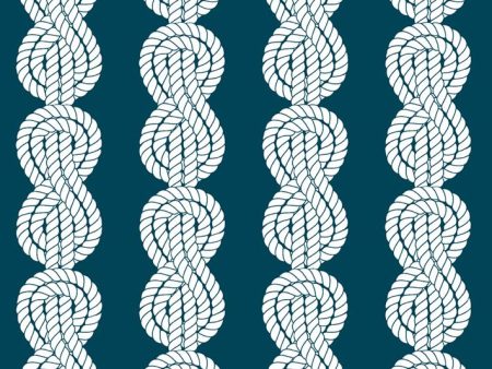 Sailor Knot  Wallpaper by Wallshoppe - Indigo Online now