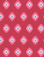 Tangier Medallion  Wallpaper by Wallshoppe - Red For Sale