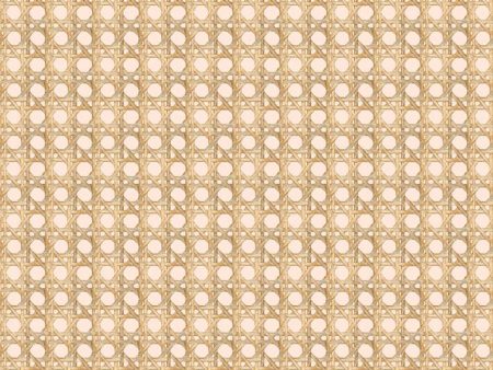 Faux Caning  Wallpaper by Wallshoppe - Peach Online Hot Sale