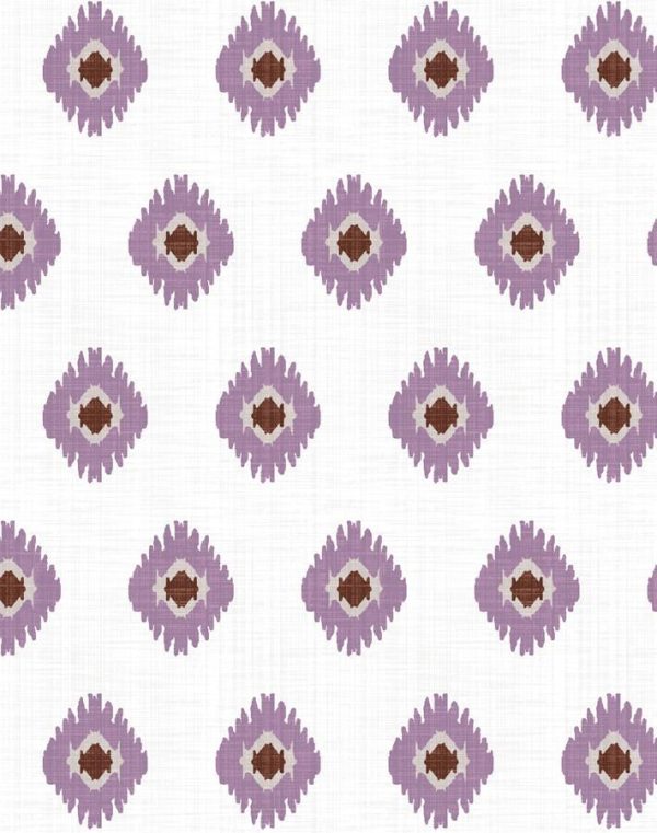 Tangier Medallion  Wallpaper by Wallshoppe - Plum Online Sale