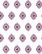 Tangier Medallion  Wallpaper by Wallshoppe - Plum Online Sale