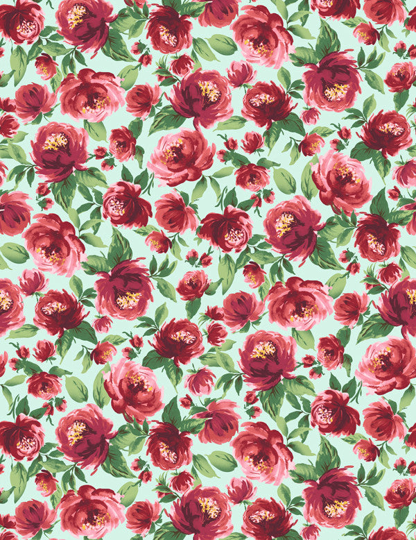 Veronica  Wallpaper by Wallshoppe - Robins Egg on Sale