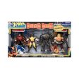 X-Men Danger Room Action Figure 4-Pack (Battle Ravaged Wolverine, Gambit, Captive Sabretooth, & Nimrod) Online Hot Sale