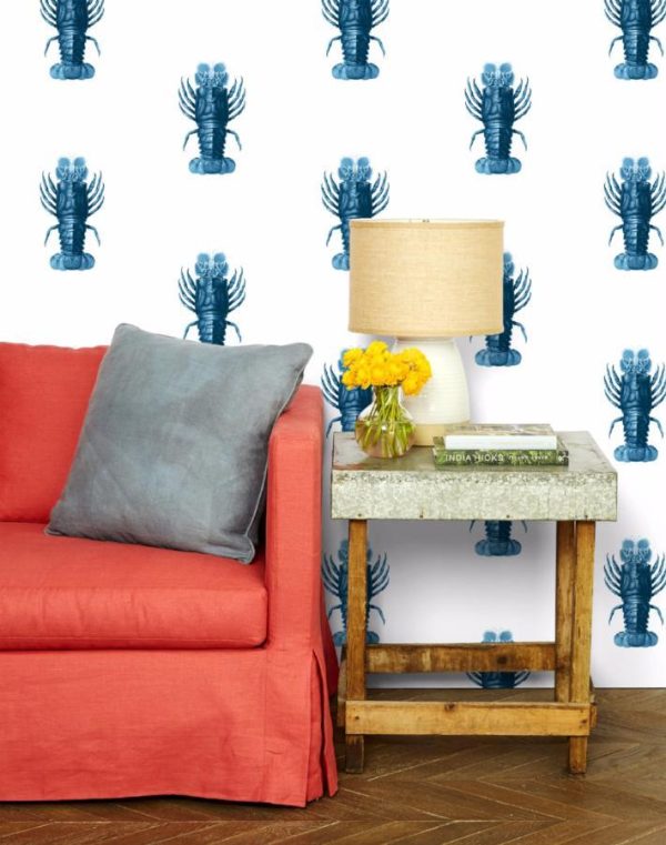 Jack The Crustacean  Wallpaper by Wallshoppe - Blue Hot on Sale