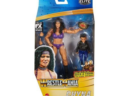 WWE Elite Wrestlemania Chyna Action Figure and Paul Ellering with Rocco Build-A-Figure Pieces Fashion