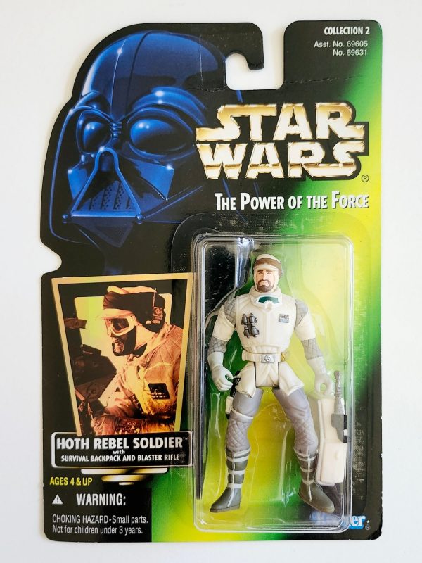 Star Wars: Power of the Force Hoth Rebel Soldier (Hologram Card) 3.75-Inch Action Figure Online Hot Sale