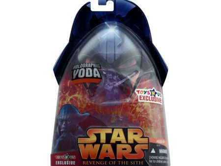 Star Wars: Revenge of the Sith Holographic Yoda Exclusive 3.75-Inch Scale Action Figure on Sale