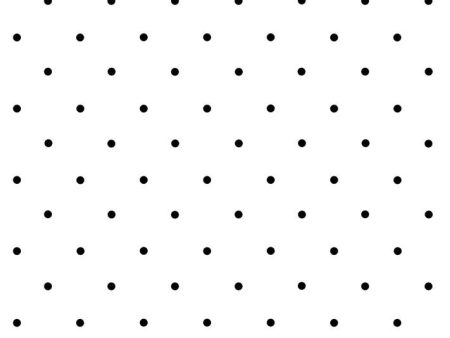 Polka Dot  Wallpaper by Sugar Paper - Black On White For Sale