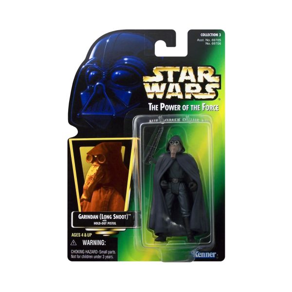 Star Wars: Power of the Force Garindan (Long Snoot) (Hologram Card) 3.75-Inch Action Figure For Discount