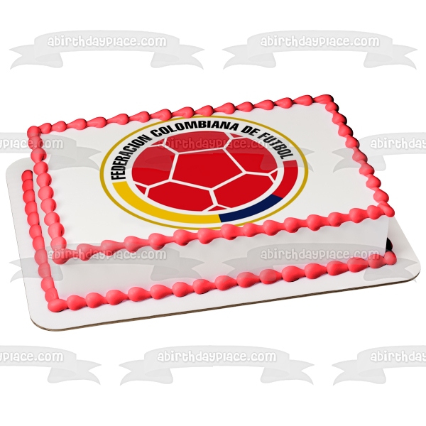 Sheild of the Columbian Team Logo Fcf Edible Cake Topper Image ABPID20643 on Sale