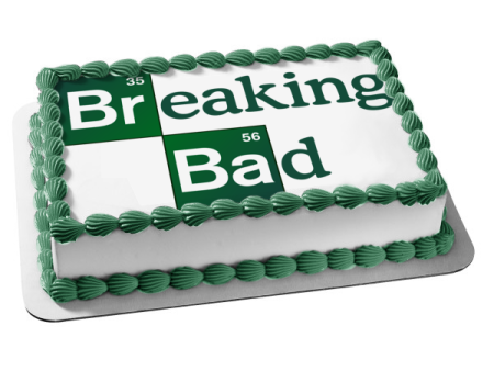 Breaking Bad Logo Periodic Table of Elements Bromine Barium Edible Cake Topper Image ABPID27067 Hot on Sale