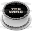 The Wire Newspaper Clippings Background Edible Cake Topper Image ABPID27098 on Sale