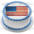 The American Flag Stars Stripes United States of America Edible Cake Topper Image ABPID25513 Fashion