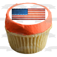 The American Flag Stars Stripes United States of America Edible Cake Topper Image ABPID25513 Fashion