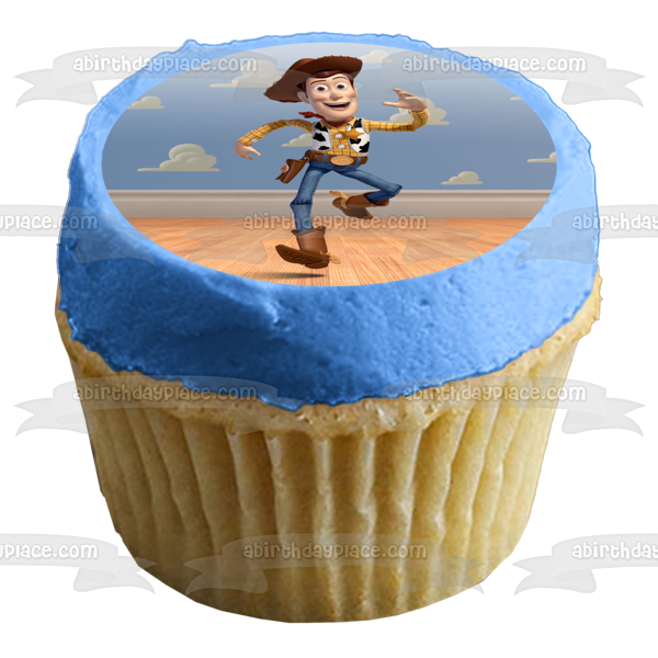 Toy Story 3 Woody Running Edible Cake Topper Image ABPID22163 Fashion