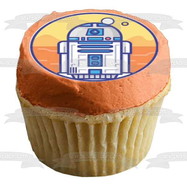 Star Wars Cartoon Chewbaca Yoda Planet R2-D2 Edible Cupcake Topper Images ABPID15010 For Discount