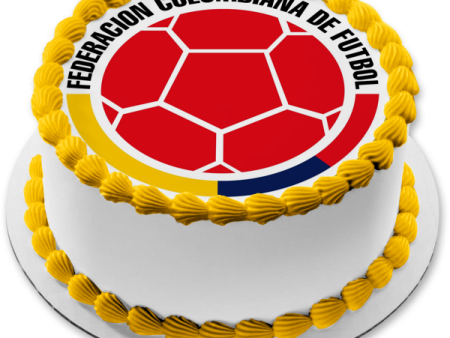 Sheild of the Columbian Team Logo Fcf Edible Cake Topper Image ABPID20643 on Sale