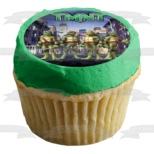 Teenage Mutant Ninja Turtles Donatello Michaelangelo Leonardo Raphael Tmnt Weapons Drawn Edible Cake Topper Image ABPID22374 Online