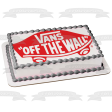 Vans Off the Wall Logo Edible Cake Topper Image ABPID11410 For Cheap