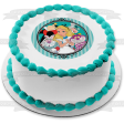 Alice In Wonderland Cheshire Cat Queen of Hearts White Rabbit the Mad Hatter Edible Cake Topper Image ABPID21977 Online