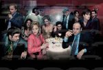 The Sopranos Tony Soprano Jennifer Melfi Paulie Gualtieri Carmela Soprano Adriana La Cerva Silvio Dante Edible Cake Topper Image ABPID27103 For Sale