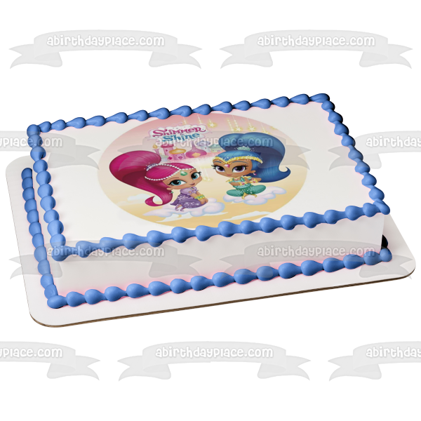 Shimmer and Shine Castle Edible Cake Topper Image ABPID22087 For Sale