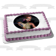 Black Panther Nakia Black Background Edible Cake Topper Image ABPID15376 Fashion