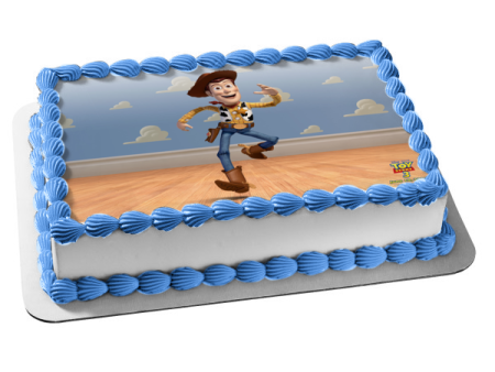 Toy Story 3 Woody Running Edible Cake Topper Image ABPID22163 Fashion