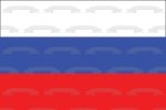 Tsardom of Russia Flag White Blue Red Horizontal Stripes Edible Cake Topper Image ABPID13407 on Sale