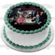 The Sopranos Tony Soprano Jennifer Melfi Paulie Gualtieri Carmela Soprano Adriana La Cerva Silvio Dante Edible Cake Topper Image ABPID27103 For Sale