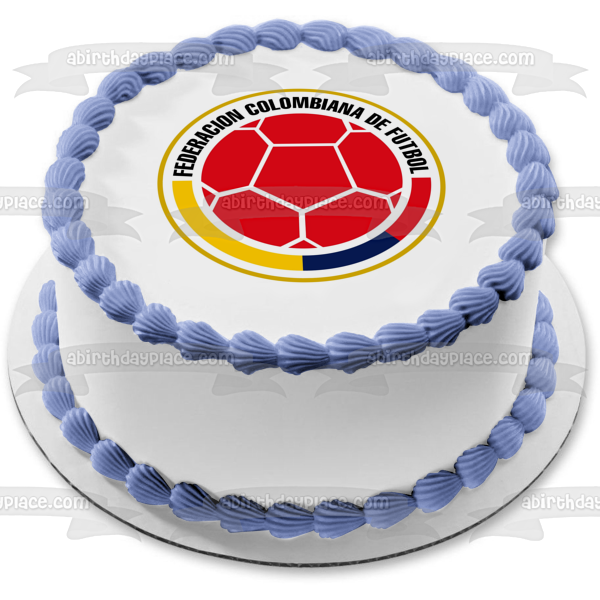 Sheild of the Columbian Team Logo Fcf Edible Cake Topper Image ABPID20643 on Sale