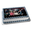 The Sopranos Tony Soprano Jennifer Melfi Paulie Gualtieri Carmela Soprano Adriana La Cerva Silvio Dante Edible Cake Topper Image ABPID27103 For Sale