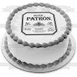 Silver Patrón Tequila the Patron Spirits Company Las Vegas Nevada Edible Cake Topper Image ABPID09190 For Discount