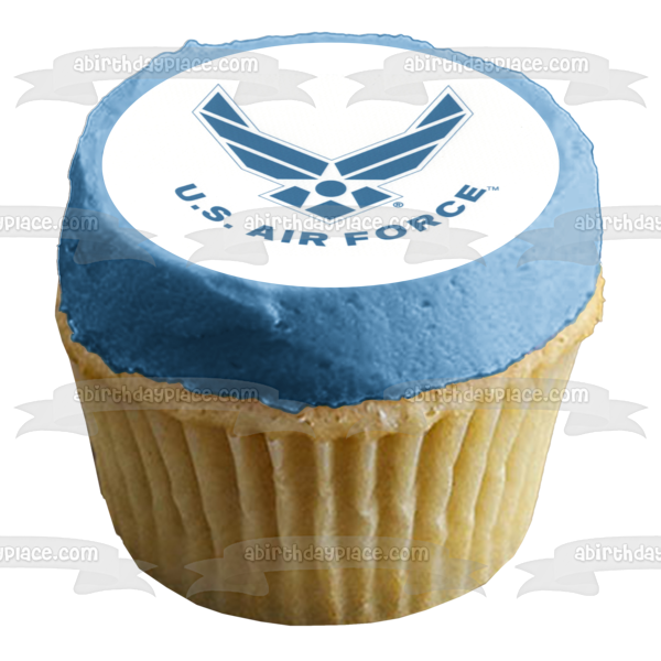 US Air Force Logo Military Edible Cake Topper Image ABPID08028 For Sale