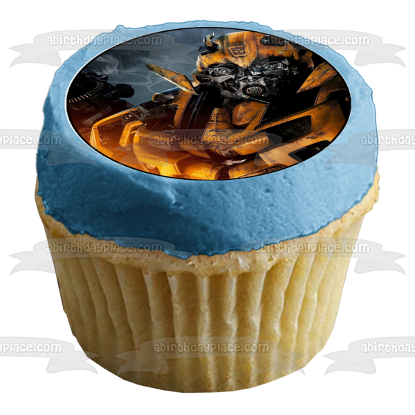 Transforners Optimus Prime Truck Megatron and Bumblebee Edible Cupcake Topper Images ABPID06803 Supply