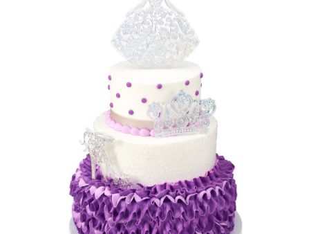 Silver Quinceañera Cake Kit on Sale