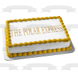 The Polar Express Gold Logo Edible Cake Topper Image ABPID09645 Discount