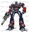 Transformers Optimus Prime and His Ion Blaster Edible Cake Topper Image ABPID06128 on Sale