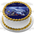 Under the Sea Pod Dolphins Swimming Coral Edible Cake Topper Image ABPID09152 Online Hot Sale