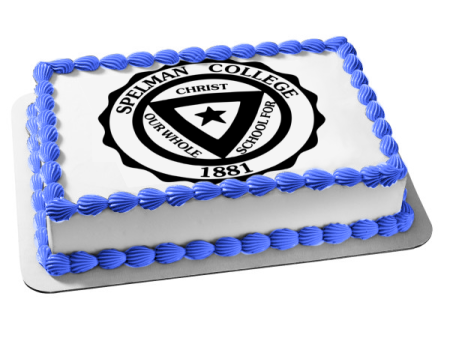 Spelman College 1881 Christ Our Whole School for Logo Edible Cake Topper Image ABPID11351 Online Sale