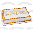 The Polar Express Gold Logo Edible Cake Topper Image ABPID09645 Discount